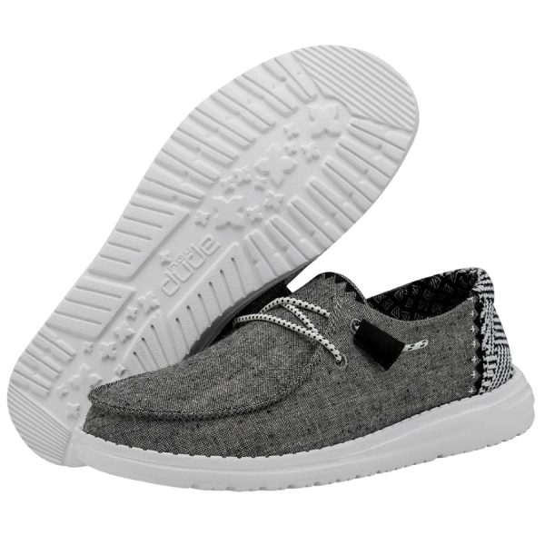 Wendy Chambray Woven - Onyx - Image 4