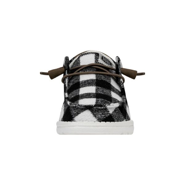 Wendy Buffalo Plaid - White and Black Plaid - Image 4