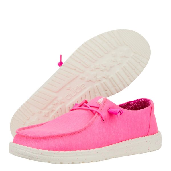 Wendy Stretch Canvas - Neon Pink - Image 4
