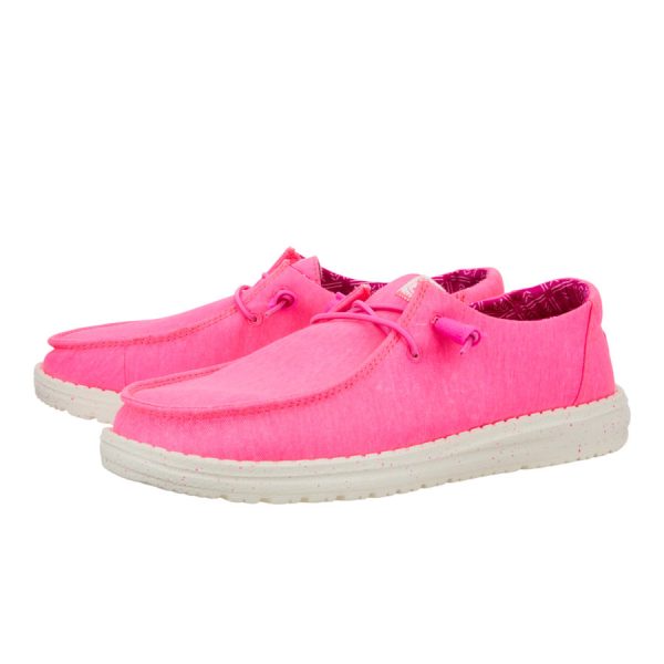 Wendy Stretch Canvas - Neon Pink - Image 3