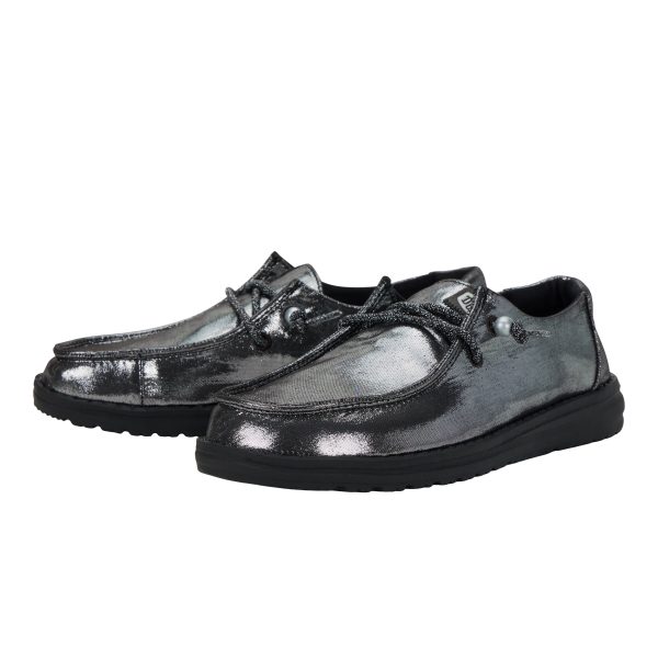 Wendy Metallic Shine - Black/Black - Image 2