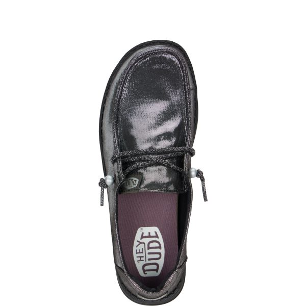 Wendy Metallic Shine - Black/Black - Image 6