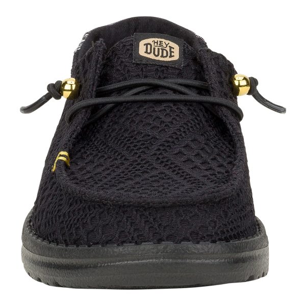 Wendy Boho Crochet - Black/Black - Image 4