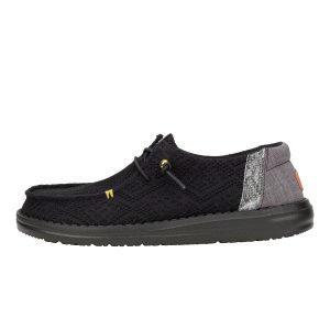 Wendy Boho Crochet - Black/Black
