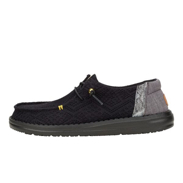 Wendy Boho Crochet - Black/Black