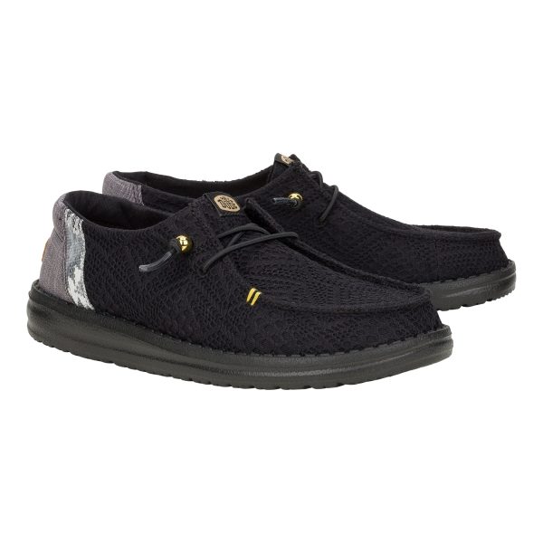 Wendy Boho Crochet - Black/Black - Image 2
