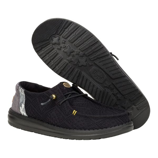 Wendy Boho Crochet - Black/Black - Image 3