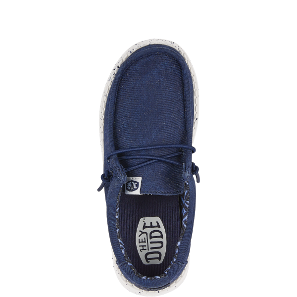 Wally Youth Stretch Canvas - Navy - Image 6