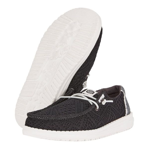 Wendy Youth Boho Crochet - Black - Image 3