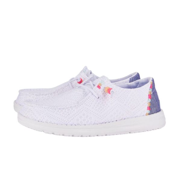 Wendy Youth Boho Crochet - White - Image 2