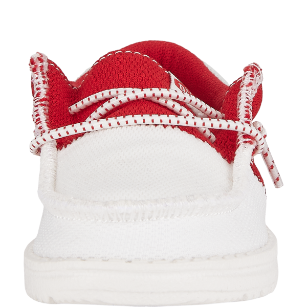 Wally Toddler Tri Collegiate - White/Red - Image 4