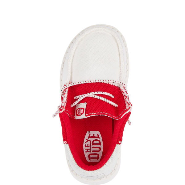 Wally Toddler Tri Collegiate - White/Red - Image 6