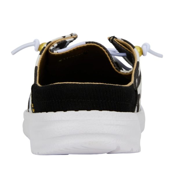 Wendy Slip Classic - White/Black Cow Print - Image 6