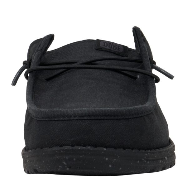 Wally Slip Stretch Canvas - Black/Black - Image 2