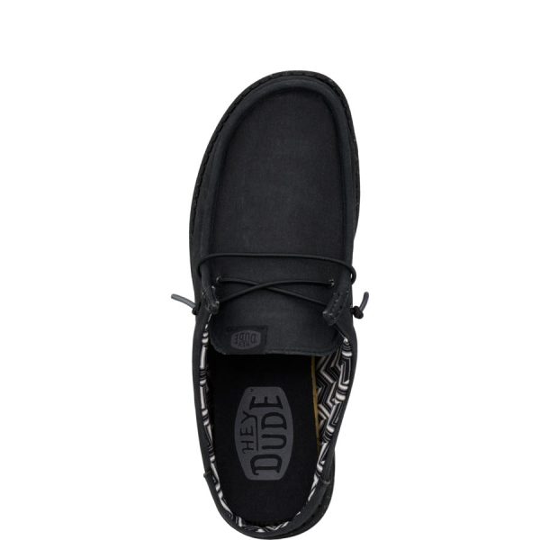 Wally Slip Stretch Canvas - Black/Black - Image 4