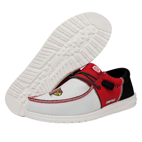 Men's Wally Tri Louisville Cardinals - Louisville Red/Black - Image 4