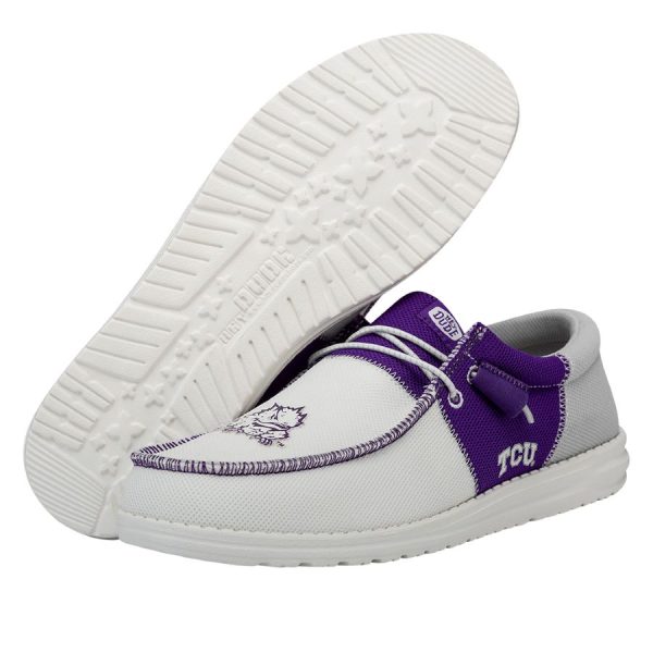 Men's Wally Tri TCU - TCU Purple/White - Image 5