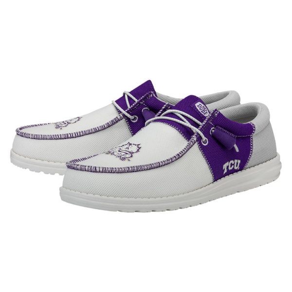Men's Wally Tri TCU - TCU Purple/White - Image 4