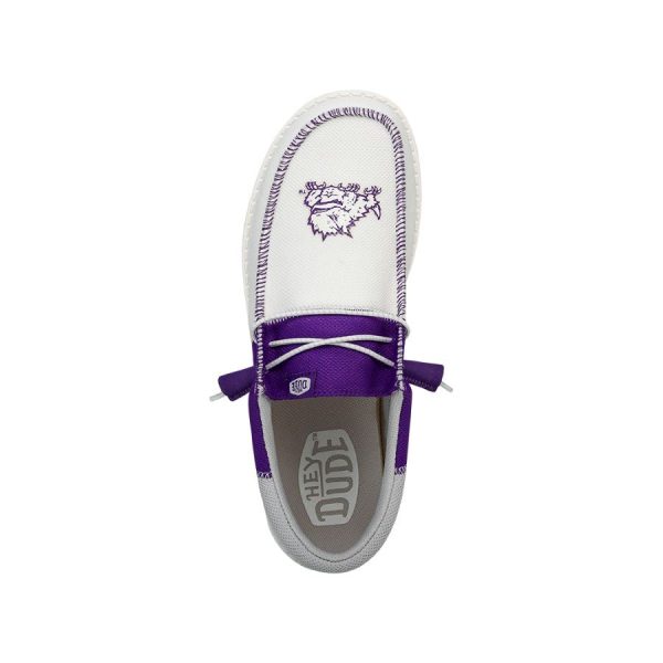 Men's Wally Tri TCU - TCU Purple/White - Image 8
