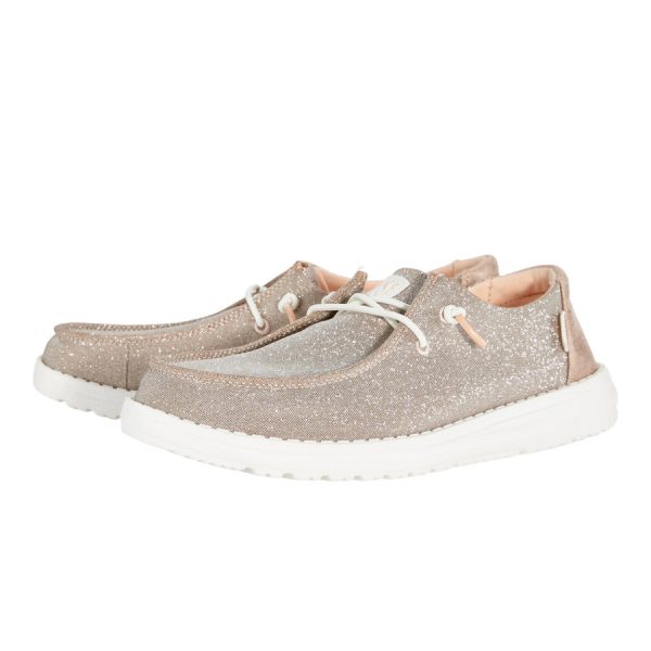Wendy Metallic Sparkle Wide - Rose Gold - Image 3