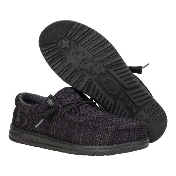 Wally Stretch Sox - Black/Black - Image 3