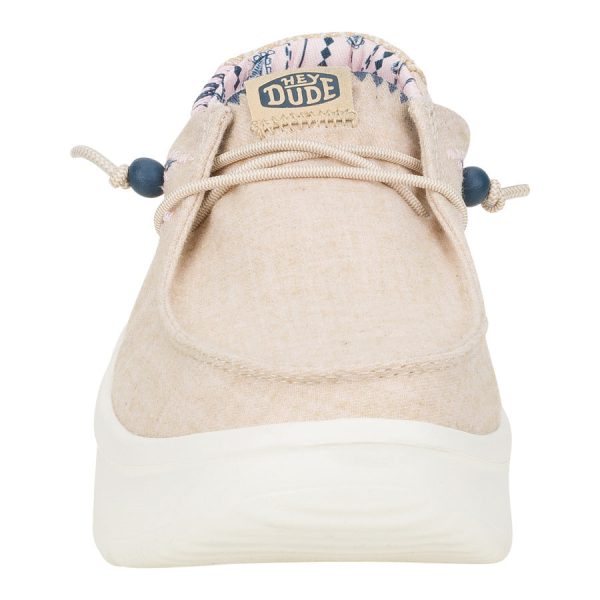 Wendy Peak Chambray Woven - Tan - Image 4