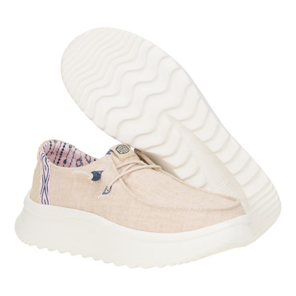 Wendy Peak Chambray Woven - Tan - Image 3