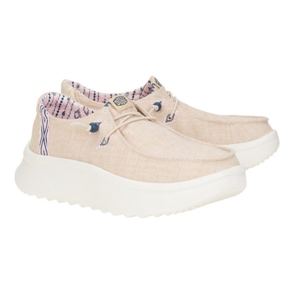 Wendy Peak Chambray Woven - Tan - Image 2