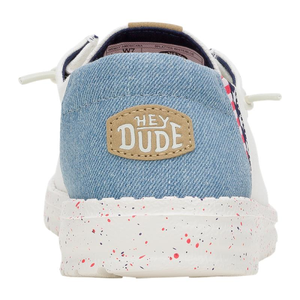 Wendy Americana Splatter - White/Blue - Image 5