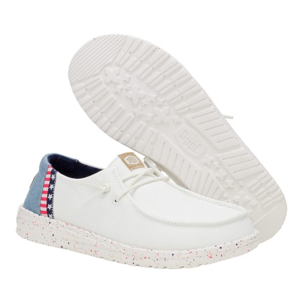 Wendy Americana Splatter - White/Blue - Image 3
