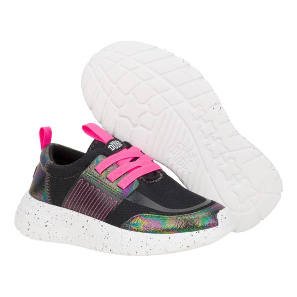 Sirocco Play Youth Brights - Black/Pink - Image 3