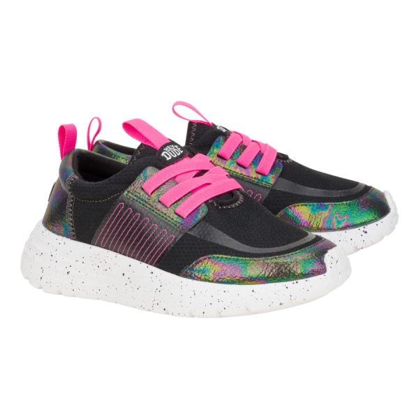 Sirocco Play Youth Brights - Black/Pink - Image 2