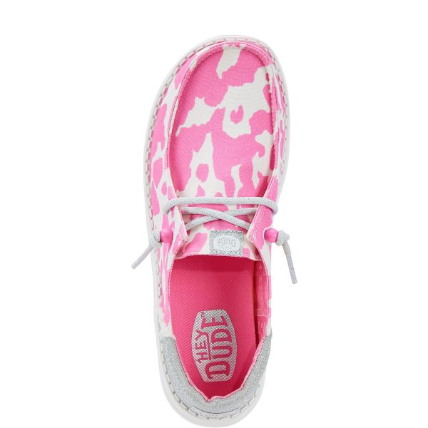 Wendy Funk Cowgirl Bling - Pink Cow/Silver - Image 6