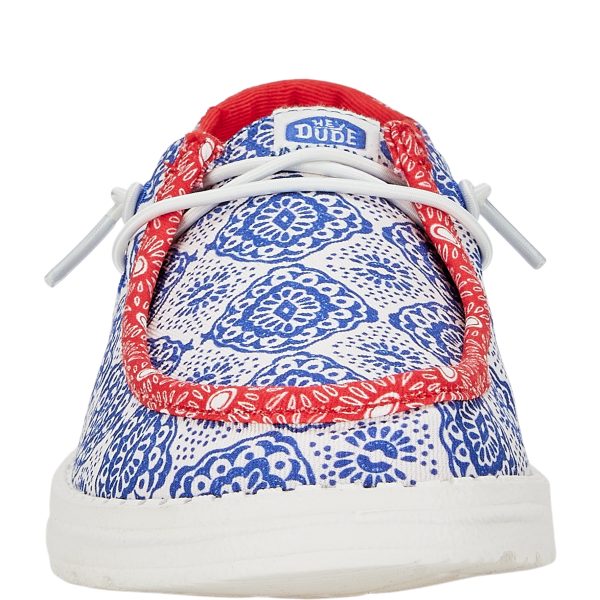 Wendy Americana Bandana - Red/Blue - Image 2