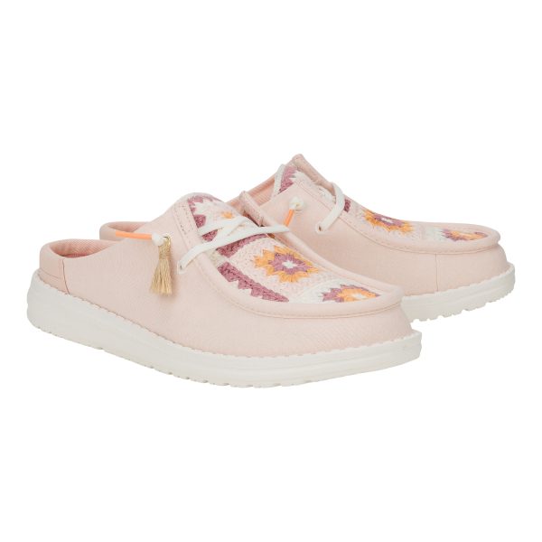 Wendy Slip Cottage Crochet - Pale Pink/Multi - Image 2