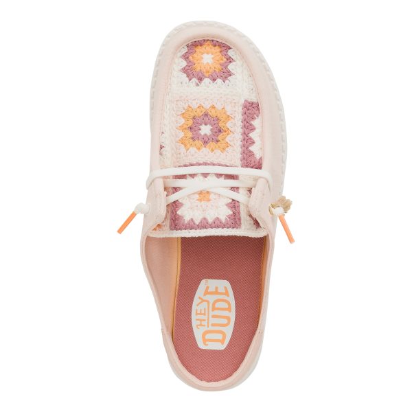 Wendy Slip Cottage Crochet - Pale Pink/Multi - Image 6