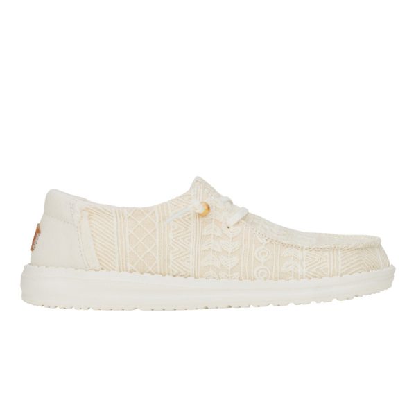 Wendy Crochet Lace - White/Gold - Image 9