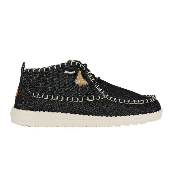 Wendy Mid Perf Canvas - Black - Image 8