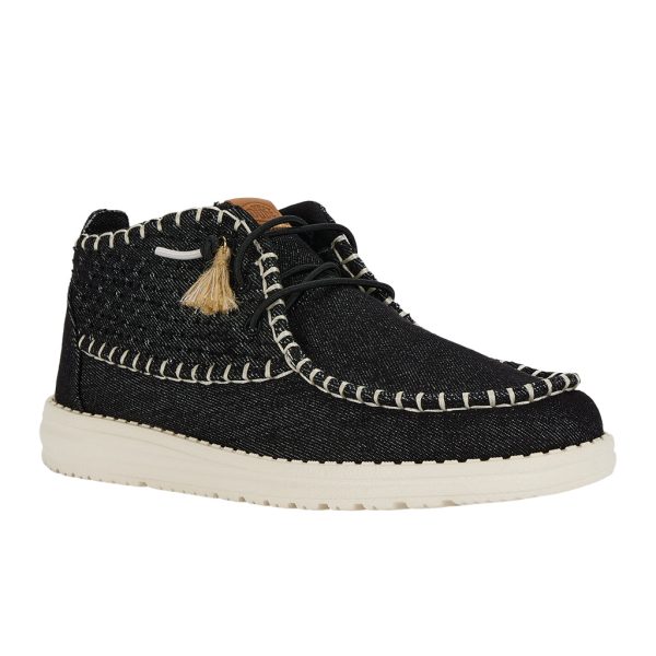 Wendy Mid Perf Canvas - Black - Image 7