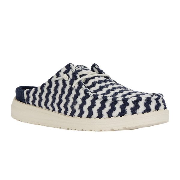 Wendy Slip Terry Stripe - Navy Blazer/Egret - Image 7