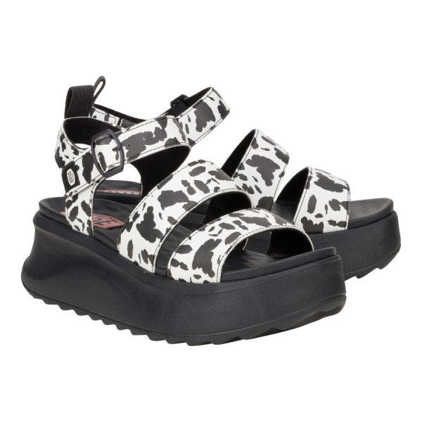 Delray Buckle Animal - Black/White - Image 2