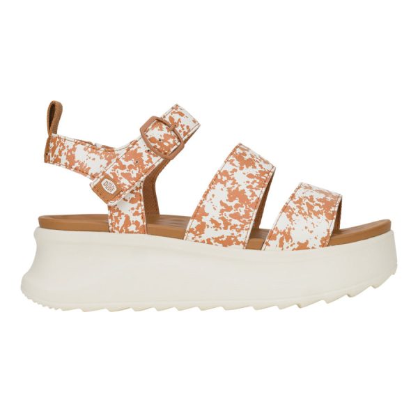 Delray Buckle Animal - Tan/White - Image 8