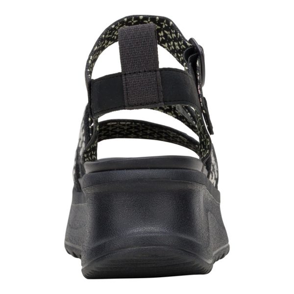 Delray Buckle Cottage Crochet - Black/White - Image 5