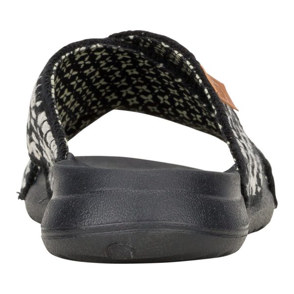 Christi Slide Cottage Crochet - Black/White - Image 5