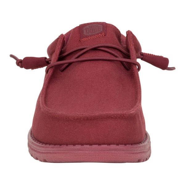 Wally Funk Mono Canvas - Maroon - Image 4