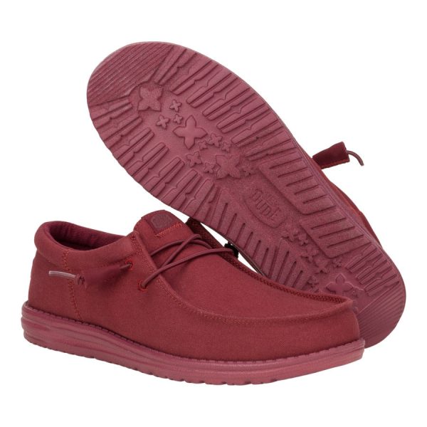 Wally Funk Mono Canvas - Maroon - Image 3