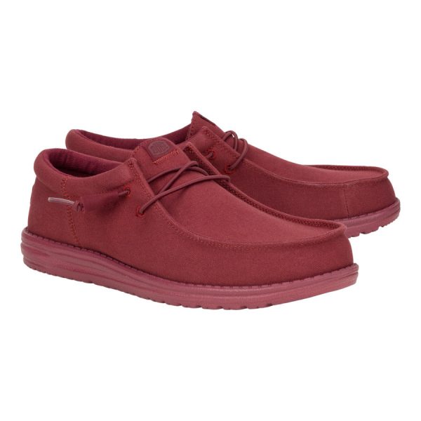 Wally Funk Mono Canvas - Maroon - Image 2