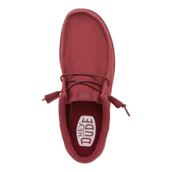 Wally Funk Mono Canvas - Maroon - Image 6