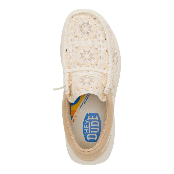 Wendy Comf Cottage Crochet - Tan/Multi? - Image 7