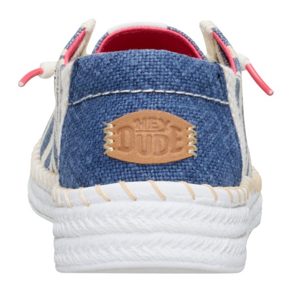 Wendy Espadrille Coast - Navy/White - Image 5